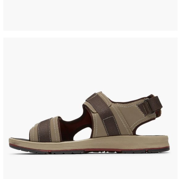 ROCKPORT Men's Leather Strap Sport Sandals Size 13 Wide - Picture 4 of 8